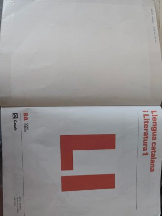 Llengua catalana i Literatura 1 BA