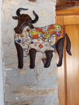 4 Toros Decorativos Colgantes