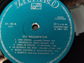 Vinilo Los Relampagos