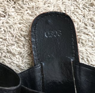 Sandalias piel 40 con pedrería