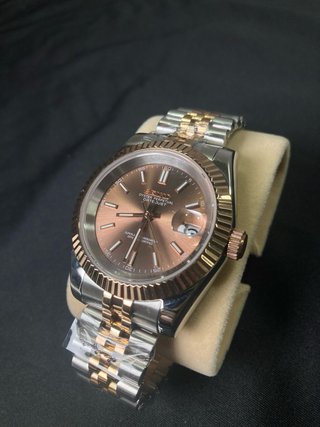 Seiko mod Date Just brown