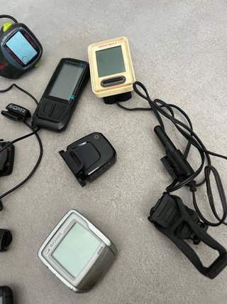 Lote velocímetros ciclismo antiguos