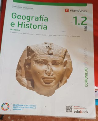 Libro Geografía y historia primero de la E.S.O.