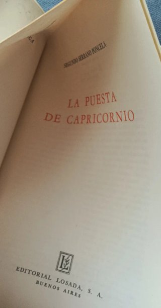 Segundo Serrano - La puesta de capricornio