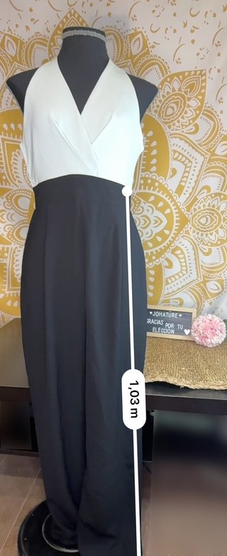 Mono de Vestir Bicolor Turquesa y Negro Talla M