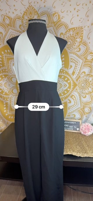 Mono de Vestir Bicolor Turquesa y Negro Talla M