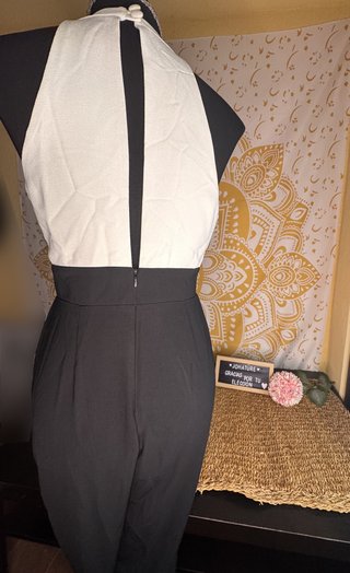 Mono de Vestir Bicolor Turquesa y Negro Talla M