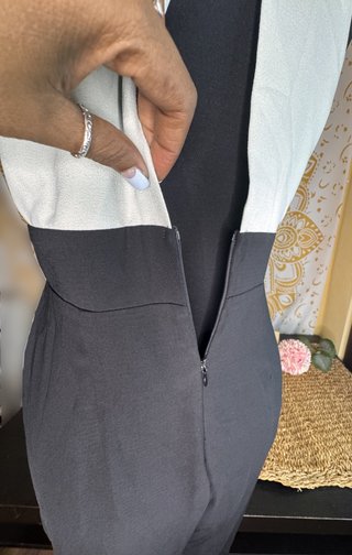 Mono de Vestir Bicolor Turquesa y Negro Talla M