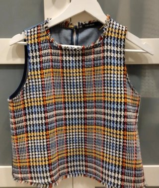 Conjunto Zara Basic Top y Falda Vaquera