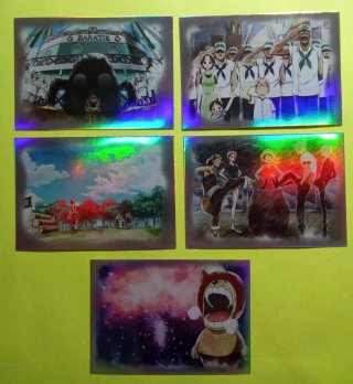LOTE LIQUIDACION 10 CARTAS ONE PIECE TRASERA ROJA