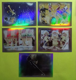 LOTE LIQUIDACION 10 CARTAS ONE PIECE TRASERA ROJA