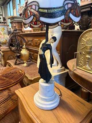 Lampada Liberty Vetro e Marmo