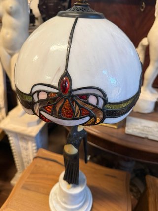 Lampada Liberty Vetro e Marmo