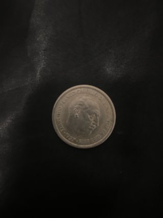 Moneda antigua Franco Caudillo 1957