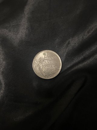 Moneda antigua Franco Caudillo 1957