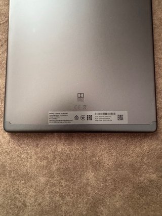 Tablet Lenovo TB-X306F Negra/Gris