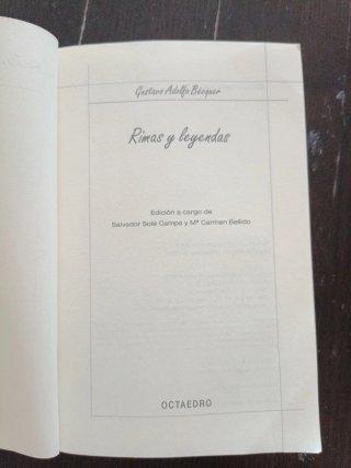 Rimas y leyendas