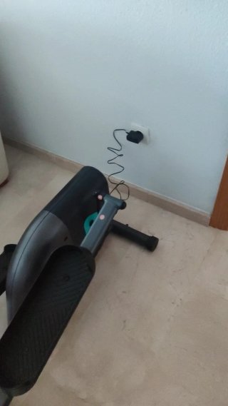 Bicicleta elíptica negra