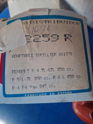 Tapa Delco Renault 4/5/6 ADP Ducellier