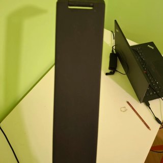 Lampada da scrivania nera