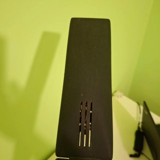 Lampada da scrivania nera