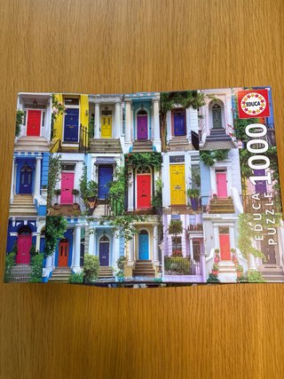 Puzzle Educa 1000 Piezas Casas Colores