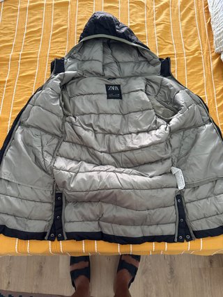 Abrigo Zara Negro Niño Talla 10