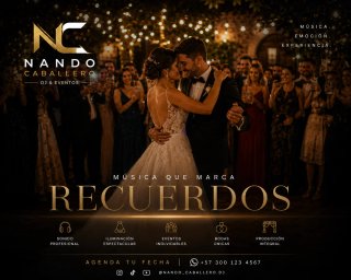 Dj con equipo de música
