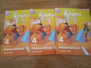 Libros de matemáticas de 4° de primaria