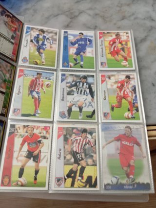 Lo 70 cromos futbol varias temporadas