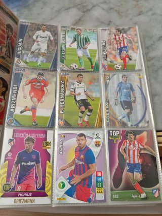 Lo 70 cromos futbol varias temporadas