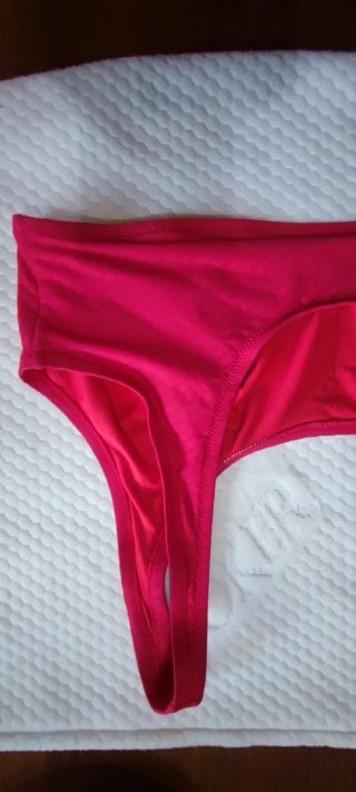 Top H&M Rosso Palestra/Mare Tg M