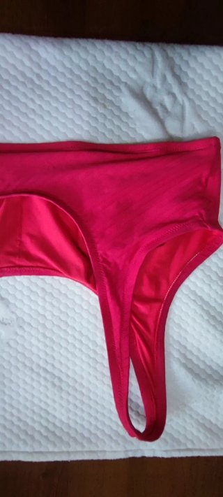 Top H&M Rosso Palestra/Mare Tg M