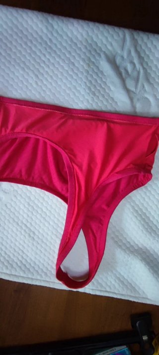 Top H&M Rosso Palestra/Mare Tg M