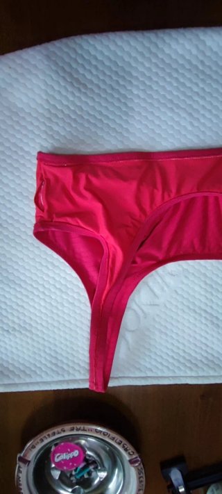 Top H&M Rosso Palestra/Mare Tg M
