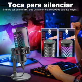 Micrófono USB ZealSound para juegos Phone teléfono