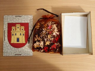 Puzzle madera escudo Castilla