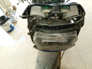 Suzuki GSX 750 F averiada para  Cambio o Venta.