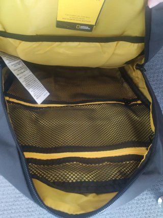 Mochila National Geographic 18L Gris/Amarillo