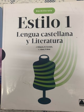 Estilo 1. Lengua castellana y Literatura 1 BACH