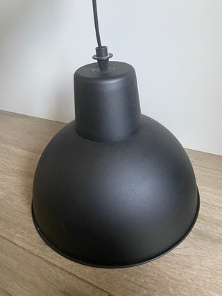 Lámpara de techo negra