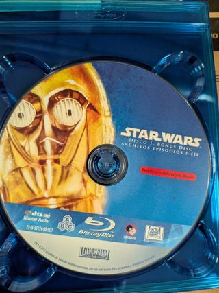 Star Wars Saga Completa Blu-ray 9 Discos