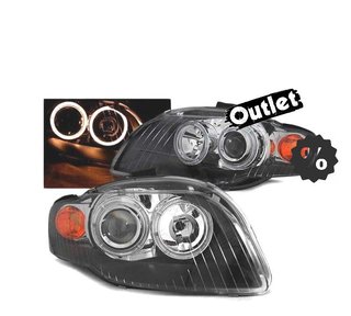 CB FAROS OJOS ANGEL AUDI A4 B7 04-08 FONDO NEGRO R011272C5