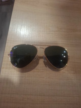 Gafas de sol Ray-Ban aviador marron palido.Hombre.