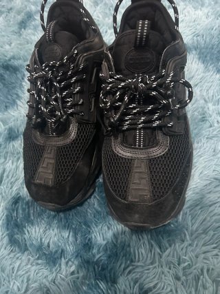 Versace Sneakers Uomo Nero Arancione