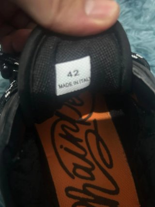 Versace Sneakers Uomo Nero Arancione