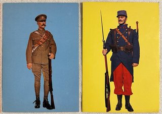 WWI, Uniformes militares de la I guerra Mundial.