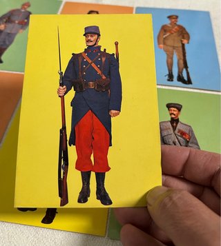 WWI, Uniformes militares de la I guerra Mundial.