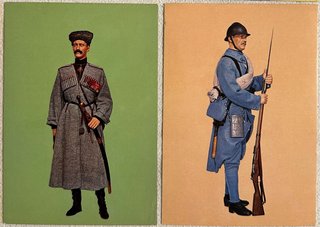 WWI, Uniformes militares de la I guerra Mundial.