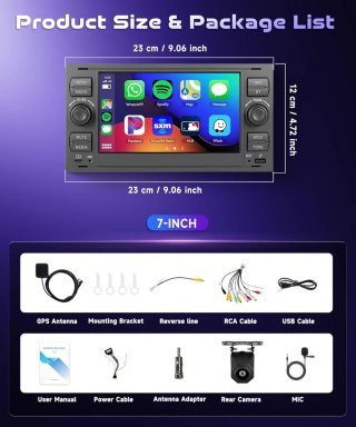 Radio 4 RAM/64GB Ford Transit, Fiesta, Focus, Gala